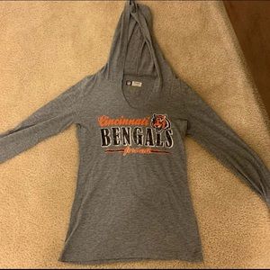 Bengals long sleeve with hood!